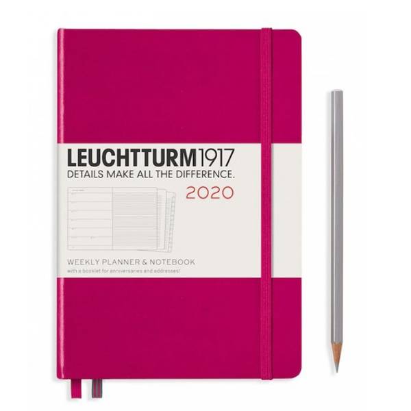 Средний Еженедельник с заметками Leuchtturm1917 Ягодный 2020 (359880)