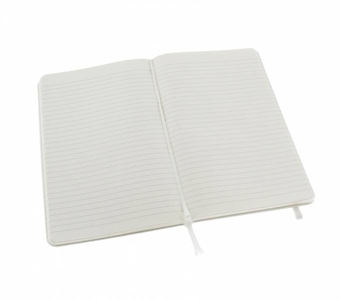Середній блокнот Moleskine Classic Тверда обкладинка Білий Лінія