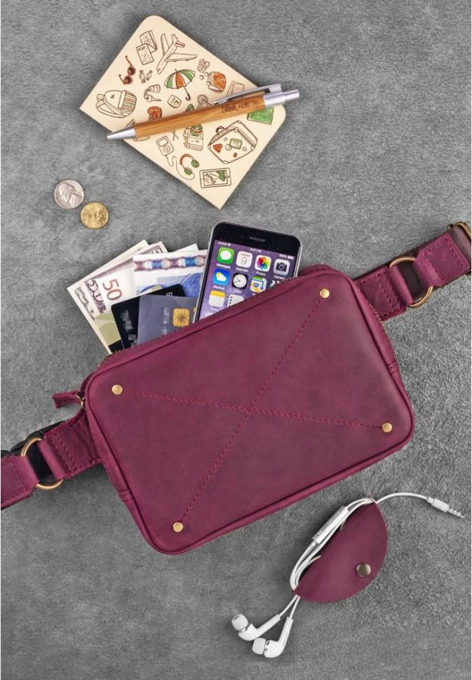 Сумка на пояс BlankNote DropBag Виноград