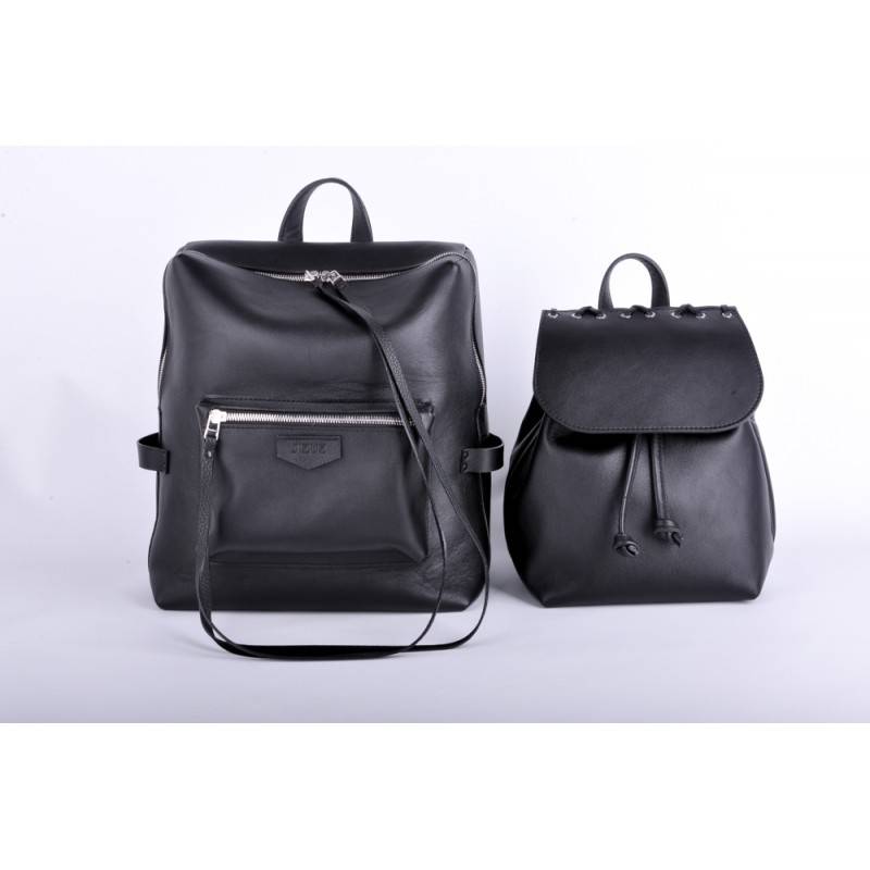 Рюкзак из кожи JIZUZ Ethnic New Black