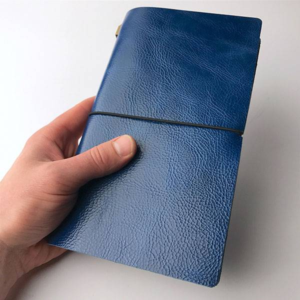 Блокнот из кожи Egolibro Королевский Синий