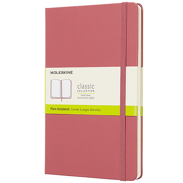Средний блокнот Moleskine Classic Твердая обложка Пастельно-розовый Чистые листы