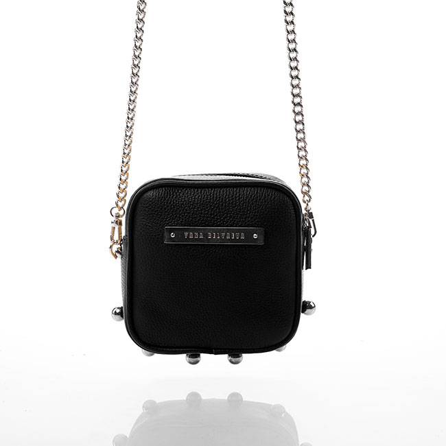 Сумка кожаная Киви Yana Belyaeva Черная