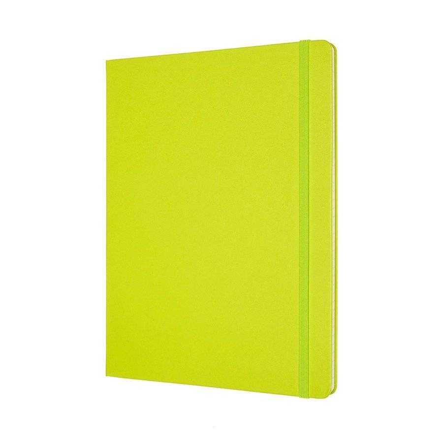 Большой блокнот Moleskine Classic Лимонный Зеленый в линию