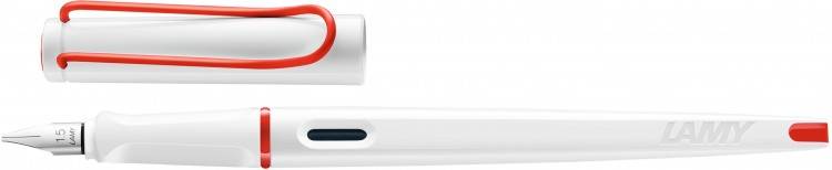 Перьевая Ручка Lamy Joy Белая с красной клипсой 1,5 мм