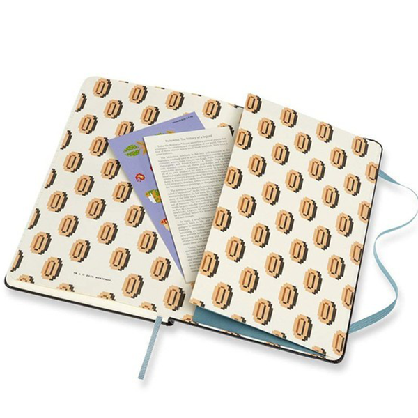 Средний блокнот Moleskine Super Mario Черный Линия