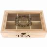 Деревянная коробка для хранения чайных пакетиков KitchenCraft