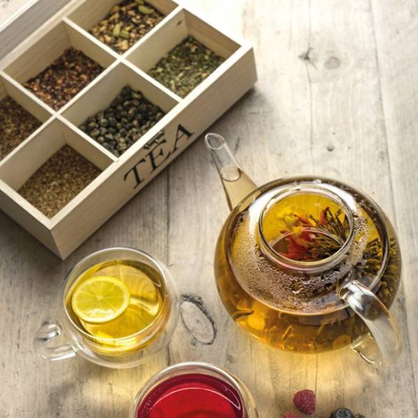 Деревянная коробка для хранения чайных пакетиков KitchenCraft