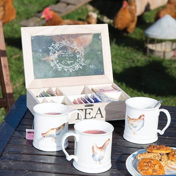 Деревянная коробка для хранения чайных пакетиков KitchenCraft