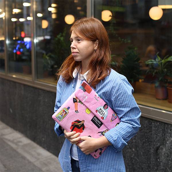 Чехол для MacBook 13" Paper Ninja Pink S