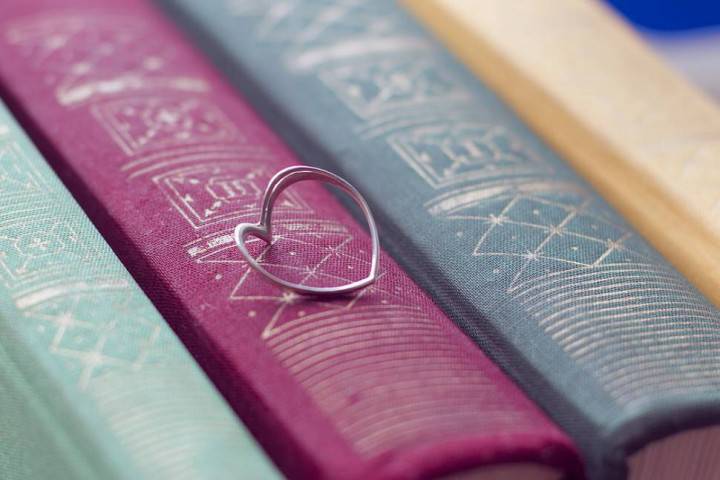 Кільце зі срібла Côte & Jeunot на фалангу в формі серця