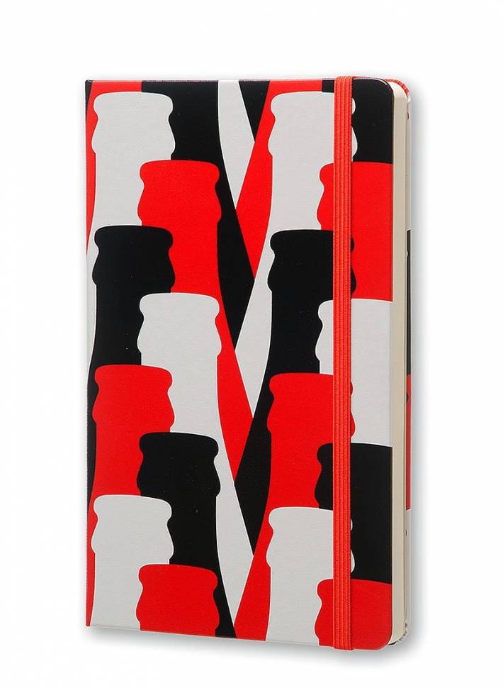 Средний блокнот Moleskine Coca-Cola Чистые листы Красный