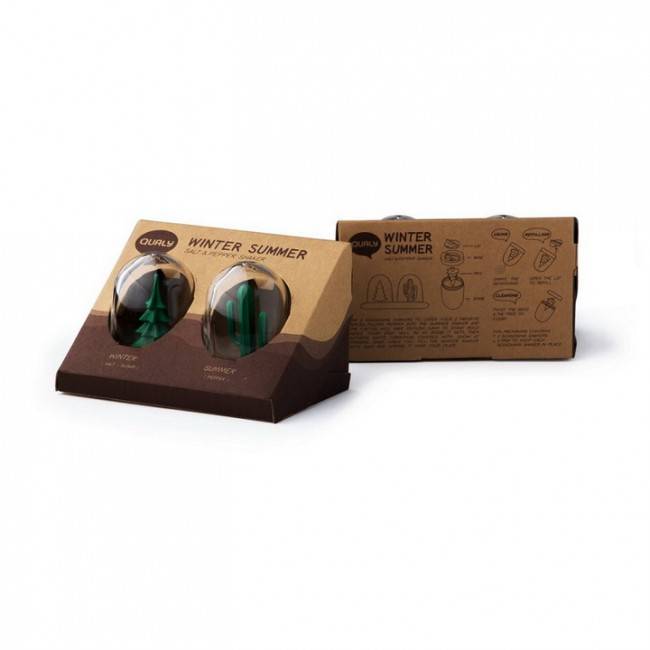 Набір шейкерів для солі і перцю Qualy Winter and Summer