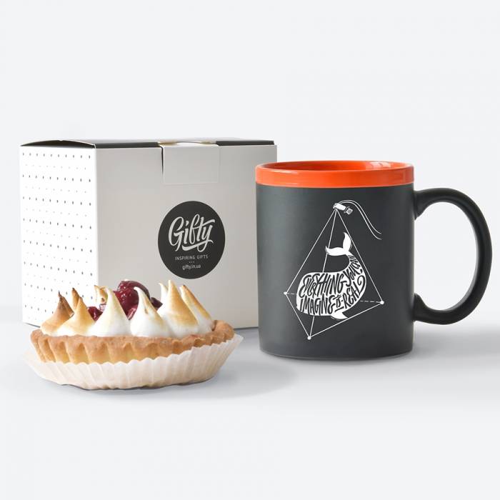 Gifty Чашка с мелом Everythink You Can Imagine Is Real Orange 320 мл (443-940)