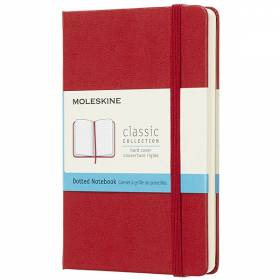 Средний блокнот Moleskine Classic Твердая обложка Красный Точка