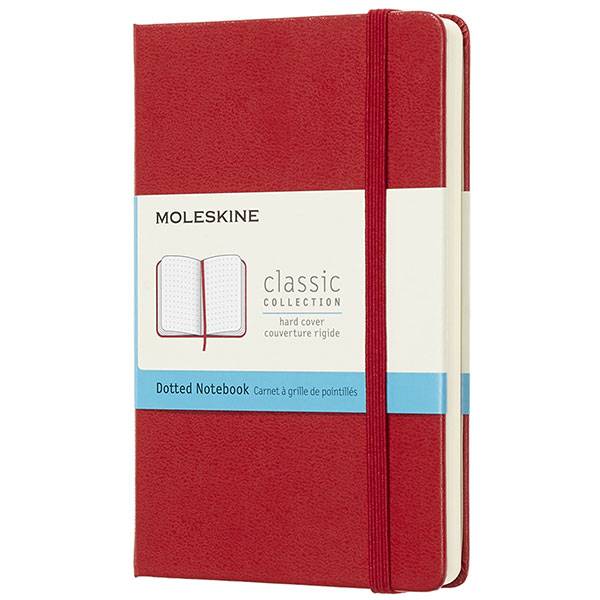 Средний блокнот Moleskine Classic Твердая обложка Красный Точка