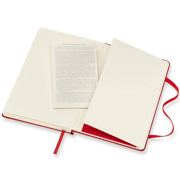 Средний блокнот Moleskine Classic Твердая обложка Красный Точка