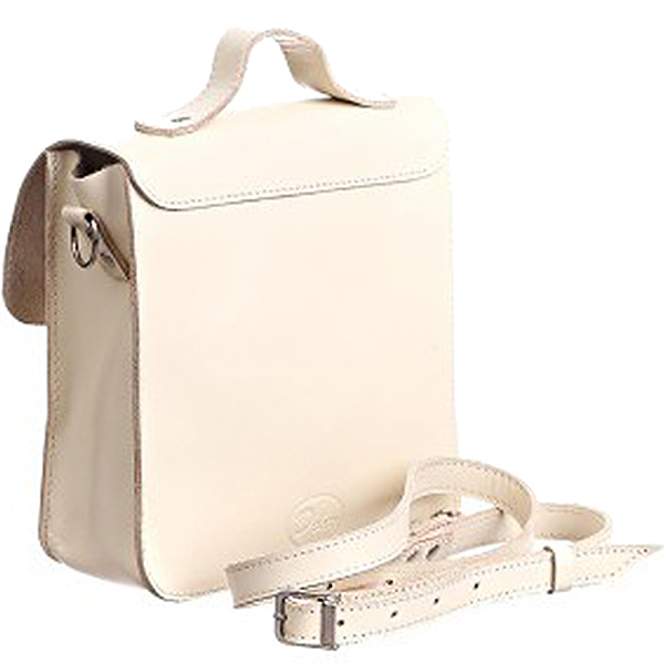 Кожаная сумка через плечо Эмануэль Dekey Молочная