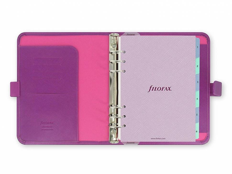 Органайзер Filofax Saffiano A5 Raspberry (022474)