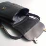 Шкіряний жіночий рюкзак AV2 Чорний (P520)