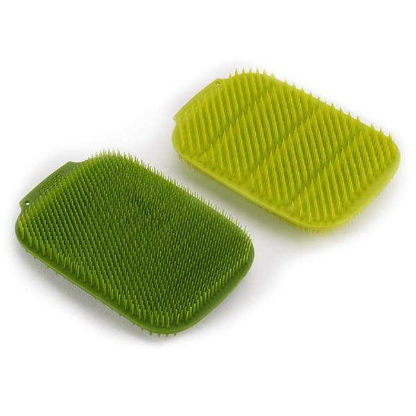 Набір скребків для миття посуду Joseph Joseph 2 шт Зелений