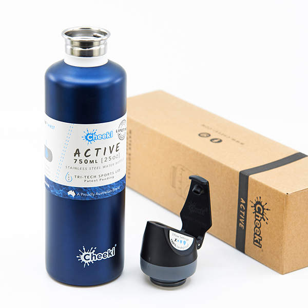 Спортивная бутылка для воды Cheeki Single Wall Active 750 ml Ocean