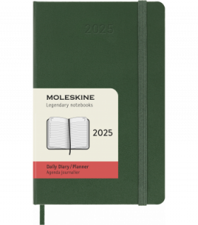 Средний Еженедельник Moleskine 2025 Миртовый Зеленый