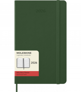 Средний Еженедельник Moleskine 2026 Миртовый Зеленый