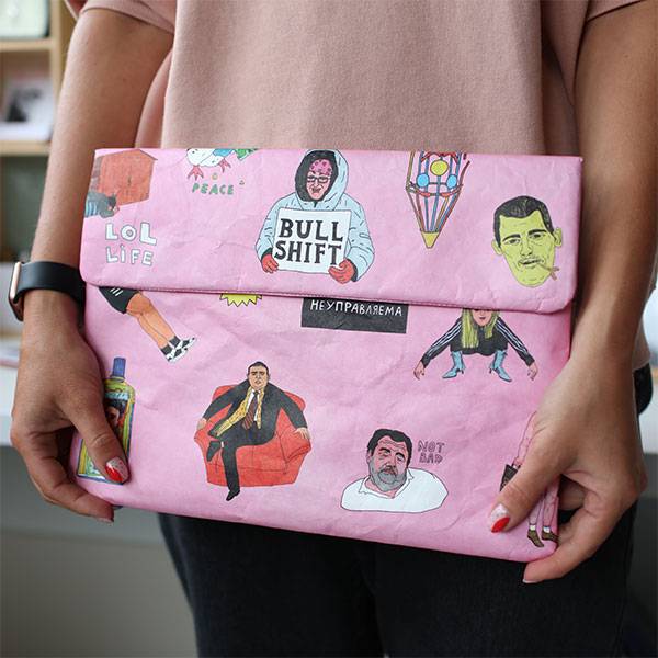 Чехол для MacBook 12" Paper Ninja Pink