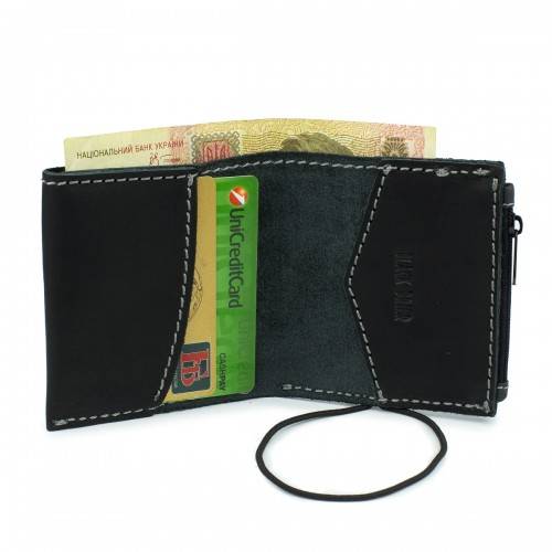 Портмоне на блискавки Black Brier Чорне