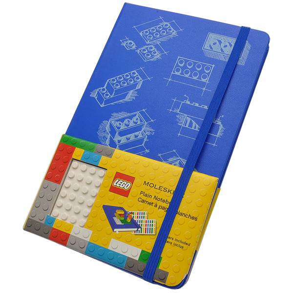 Середній блокнот Moleskine Lego чисті аркуші Синій
