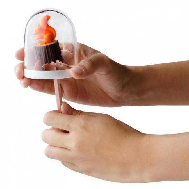 Точилка для карандашей Qualy The Last Log