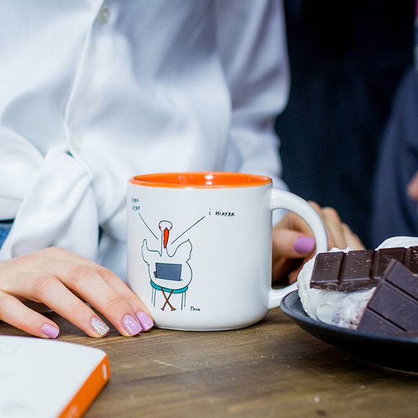 Чашка Gifty Гусь Хуяк 350 мл Чашка Gifty Гусь Хуяк 350 мл