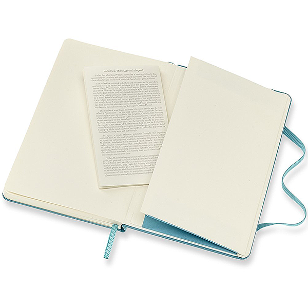Карманный блокнот Moleskine Classic Твердая обложка Океанский синий Линия