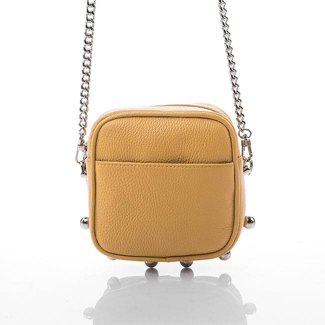 Сумка кожаная Киви Yana Belyaeva Желтая