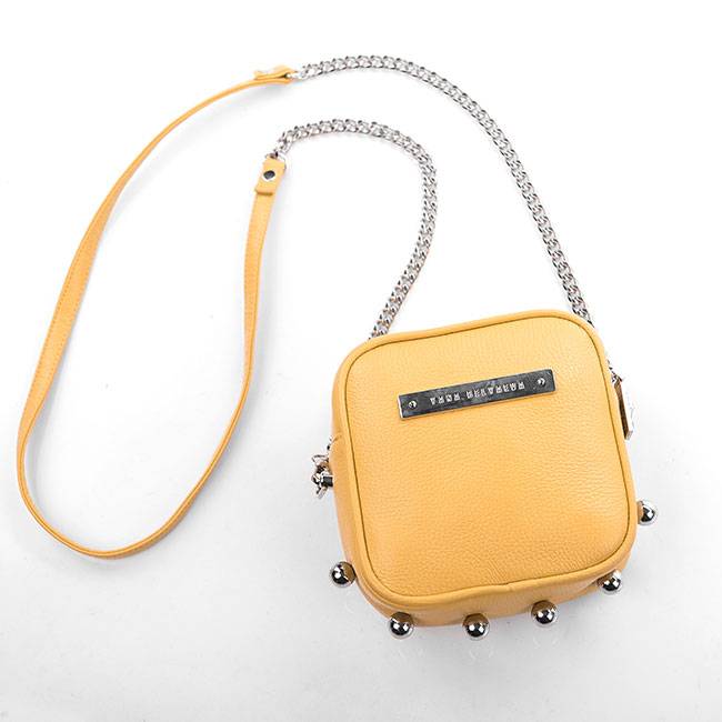 Сумка кожаная Киви Yana Belyaeva Желтая