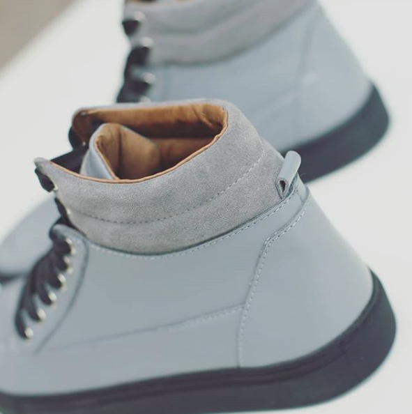 Высокие сникерсы из кожи Jizuz Industry