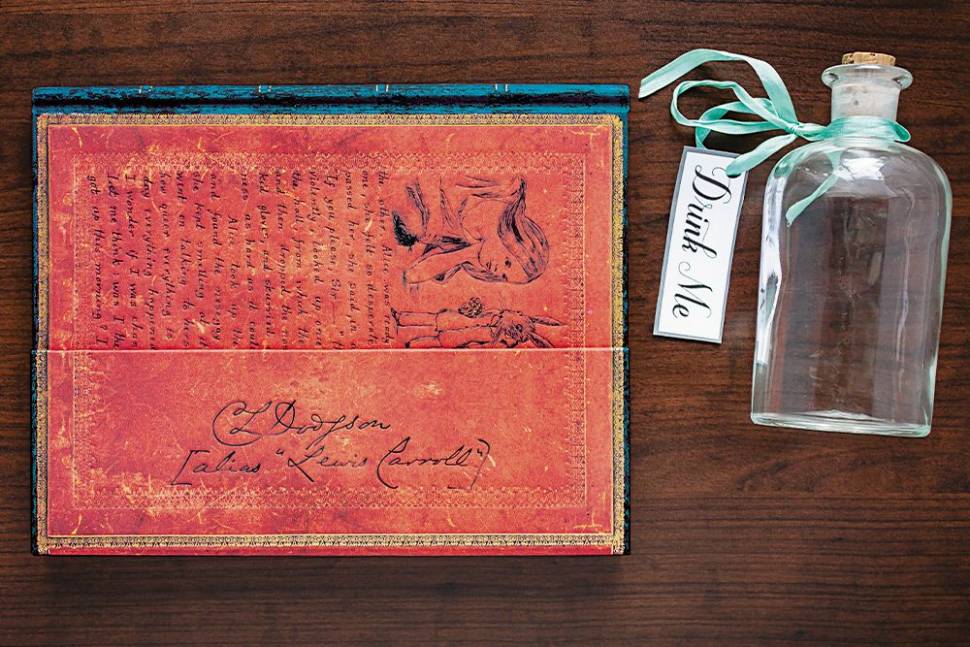 Большой блокнот Paperblanks Манускрипты Линия Алиса