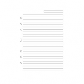 Бланки Filofax Pocket White Линия (213008)