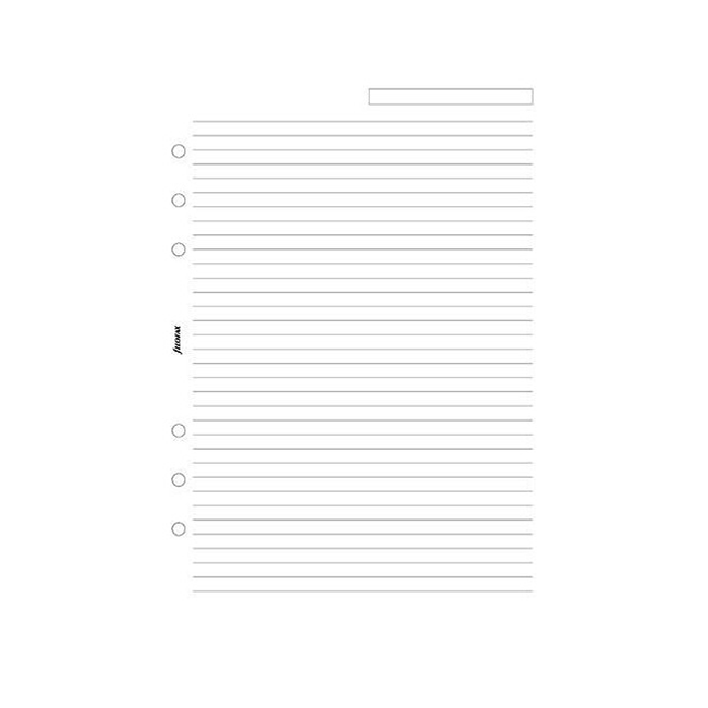 Бланки Filofax Pocket White Линия (213008)