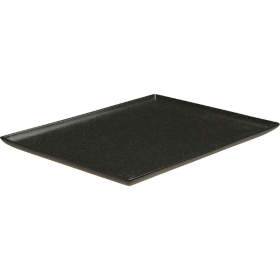 Тарелка прямоугольная Porland Seasons Black 27 см