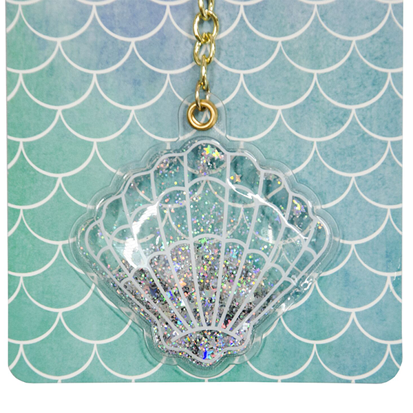 Брелок с блёстками Shell Olena Redko