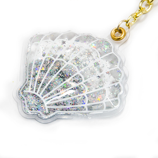 Брелок с блёстками Shell Olena Redko