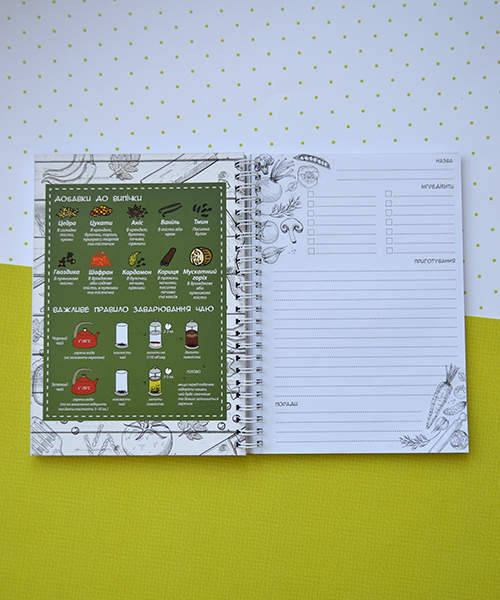 Планер Cookbook Жовтий