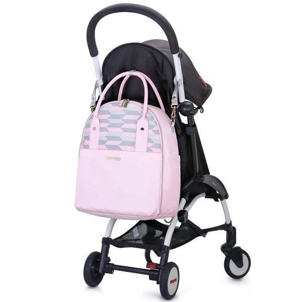 Сумка-Рюкзак Для Мами Mommore Рожевий