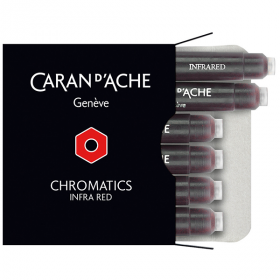 Набор чернильных картриджей Caran d`Ache Chromatics Красный (6 шт)
