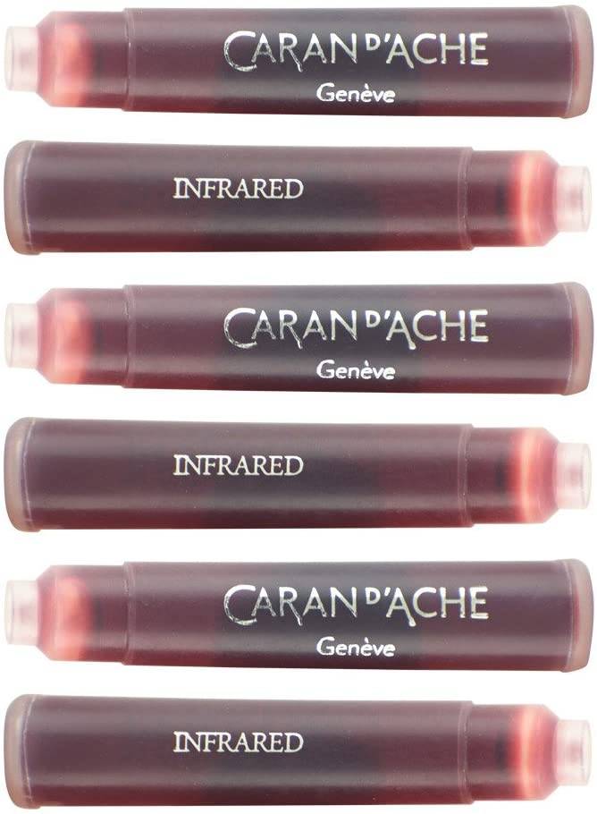 Набор чернильных картриджей Caran d`Ache Chromatics Красный (6 шт)