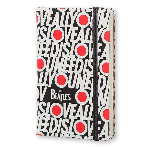 Карманный блокнот Moleskine Beatles All You Need Is Love Линия Черный