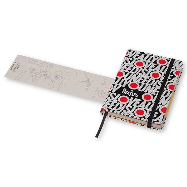 Карманный блокнот Moleskine Beatles All You Need Is Love Линия Черный