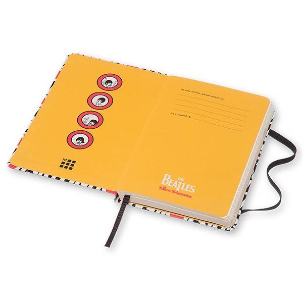 Карманный блокнот Moleskine Beatles All You Need Is Love Линия Черный